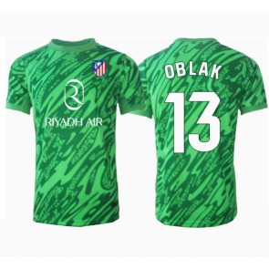 Atletico Madrid Jan Oblak #13 Målmand Replika Udebanetrøje 2024-25 Kortærmet